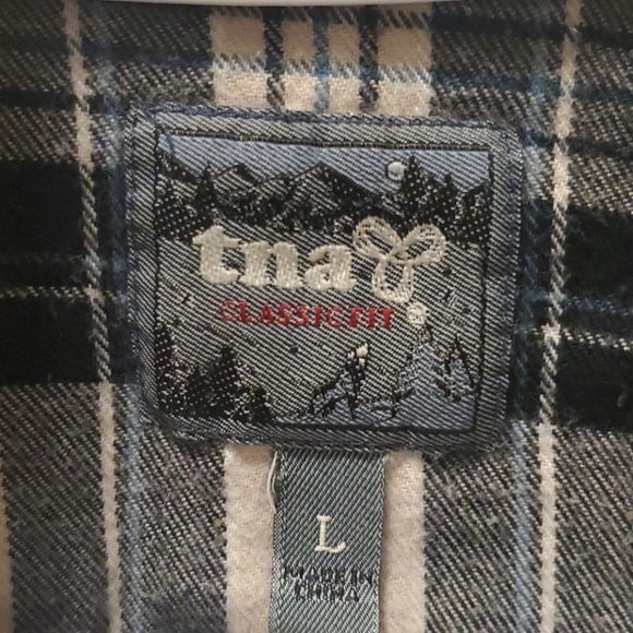 TNA plaid button up shirt - Picture 2 of 3